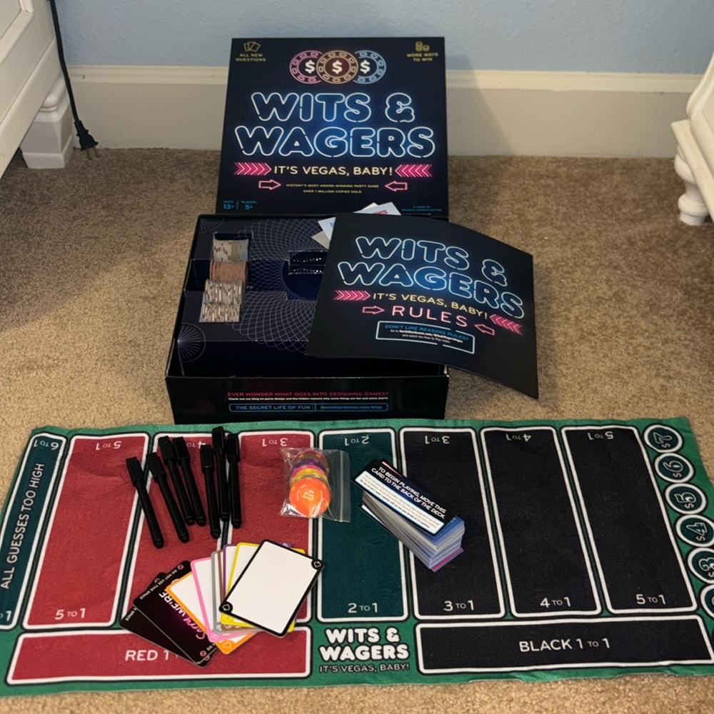 Wits & Wagers it’s Vegas game